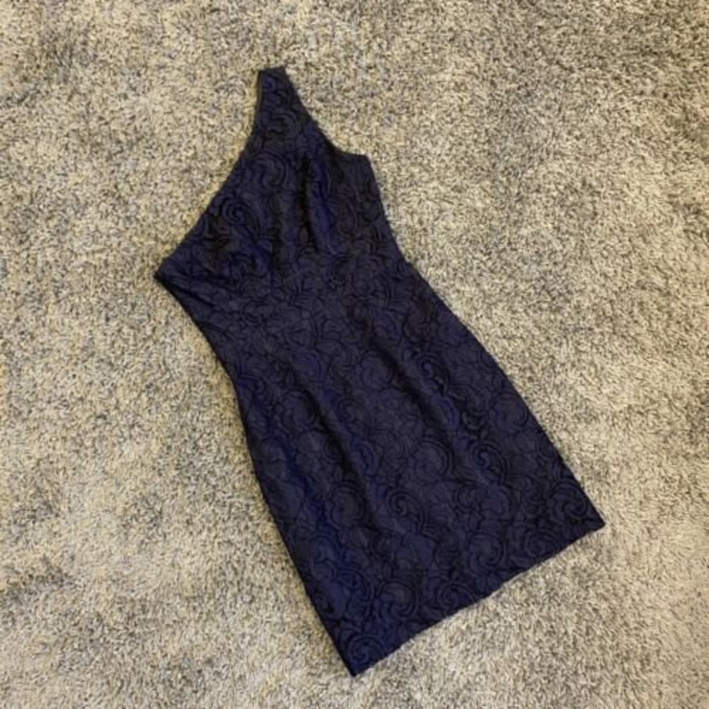 J.CREW Alexa Dress In leavers Lace Navy Size 2 Weddings & Parties Bridesmaid - Picture 4 of 12